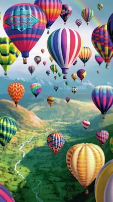 Hot Air Balloon Live Wallpaper android App screenshot 2