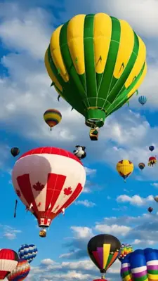 Hot Air Balloon Live Wallpaper android App screenshot 4